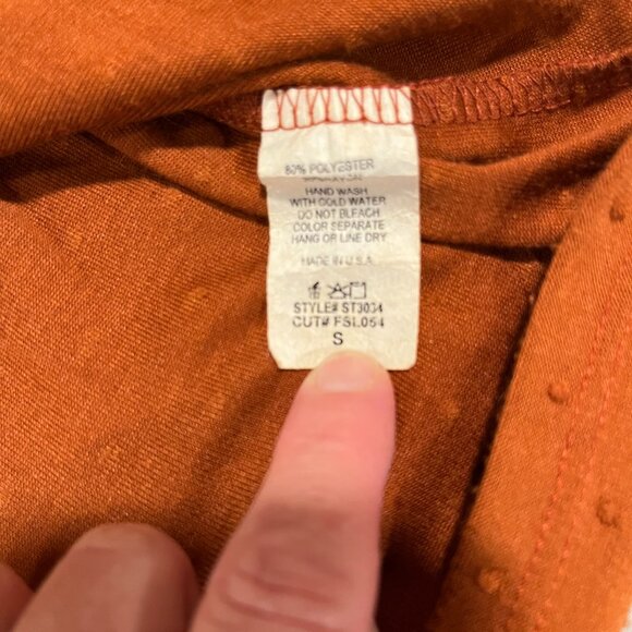 FSL Apparel Size S Gold - Picture 3 of 4